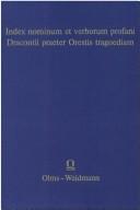 Index nominum et verborum profani Dracontii praeter Orestis tragoediam by Wolff, Etienne