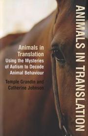 Cover of: Animals in Translation by Temple Grandin