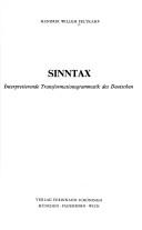 Cover of: Sinntax by Hendrik Willem Feltkamp