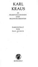 Cover of: Karl Kraus. Mit Selbstzeugnissen und Bilddokumenten.