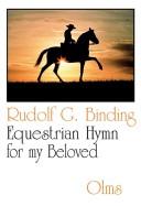 Cover of: Equestrian Hymn for My Beloved