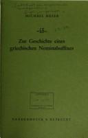 Cover of: [Id]: zur Geschichte e. griech. Nominal-suffixes