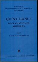Cover of: M. Fabii Quintiliani Declamationes minores