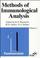 Cover of: Fundamentals, Volume 1, Methods of Immunological Analysis