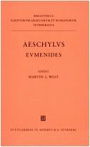 Cover of: Aeschyli Eumenides by Aeschylus