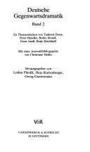 Cover of: Deutsche Gegenwartsdramatik II.