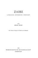 Cover of: Zaire by Bernd Wiese, Bernd Wiese