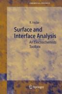 Cover of: Surface and Interface Analysis: An Electrochemists Toolbox (Springer Series in Chemical Physics)