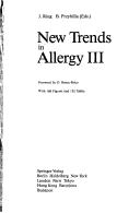 Cover of: New Trends in Allergy