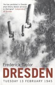 Cover of: Dresden by Frederick Taylor
