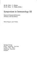 Cover of: Symposium in Immunology III by Symposium in Immunology (3rd 1993?)