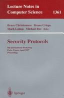 Cover of: Security protocols by Bruce Christianson ... [et al.] (eds.).