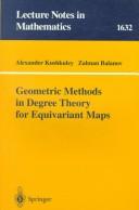 Cover of: Geometric Methods in Degree Theory for Equivariant Maps (Lecture Notes in Mathematics)