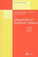 Cover of: Integrability of Nonlinear Systems by C. I. M. P. A. (Center), India) International School on Nonlinear Systems (1996 Pondicherry