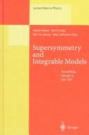 Front cover of Supersymmetry and integrable models by Unknown