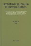 Cover of: International Bibliography of Historical Sciences 1996: Internationale Bibliographie Der Geschichtswissenschaften Bibliografia Internacional De Ciencias ... Bibliography of Historical Sciences)