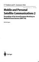 Cover of: Mobile and Personal Satellite Communications 2: Proceedings of the Second European Workshop on Mobile/Personal Satcoms (Emps' 96