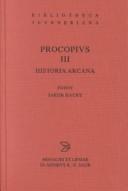 Cover of: Procopius: Opera omnia: Vol. II: De bellis libris V-VIII by Gerhard Wirth