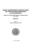 Cover of: Dějiny hospodářství českých zemí od počátku industrializace do současnosti