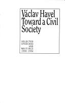 Cover of: Toward a Civil Society | 