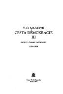 Cover of: Cesta demokracie by Tomáš Garrigue Masaryk