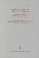 Cover of: Moribus antiquis res stat Romana: römische Werte und römische Literatur im 3. und 2. Jh. v. Chr.
