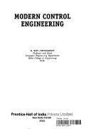 Cover of: Modern Control Engineering by D.Roy Choudhury