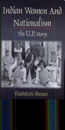Cover of: Indian Women and Nationalism by Visalakshi Monon