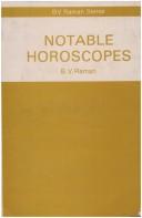 Cover of: Notable Horoscopes by B. V. Raman