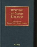 Cover of: Dictionary of German Biography by 