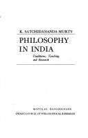 Cover of: Philosophy in India | K. Satchidananda Murty