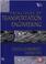 Cover of: Principles of Transportation Engineering