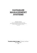 Cover of: Database Management Systems by Rajesh Narang