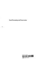 Cover of: Food Processing and Preservation by B. Sivasankar
