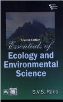 Cover of: Essentials of Ecology and Environmental Science