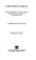 Cover of: Ancient India by Sakkottai Krishnaswami Aiyangar