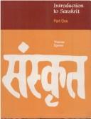 Cover of: Introduction to Sanskrit, Part 1