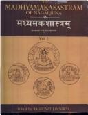 The Madhyamakasastram of Nagarjuna by Raghunath Pandeya, Nagarjuna