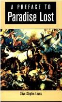 Cover of: A Preface to Paradise Lost by C.S. Lewis