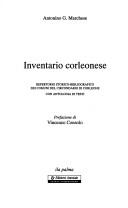 Inventario corleonese by Antonino Giuseppe Marchese