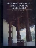 Cover of: Buddhist Monastic Architecture in Sri Lanka by Anuradha Seneviratna, Benjamin Polk