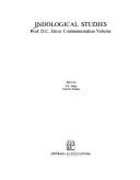 Cover of: Indological studies: Prof. D.C. Sircar commemoration volume