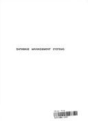 Cover of: Data Management Systems by R. Panneerselvam