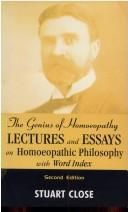 Cover of: Genius of Homeopathy