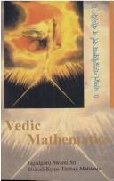 Cover of: Vedic mathematics by Bhāratī Krishna Tīrthajī