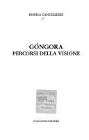 Cover of: Góngora: percorsi della visione