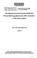 Cover of: The relations between government R & D and private R & D expenditure in the APEC economies