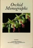 Cover of: Orchid Monographs by J. J. Vermeulen
