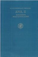 Cover of: Apis: Monuments from Outside Egypt (Etudes Preliminaires Aux Religions Orientales Dans L'empire Romain , Vol 48/2)
