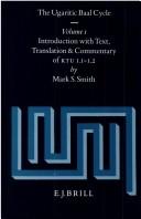 Cover of: The Ugaritic Baal cycle